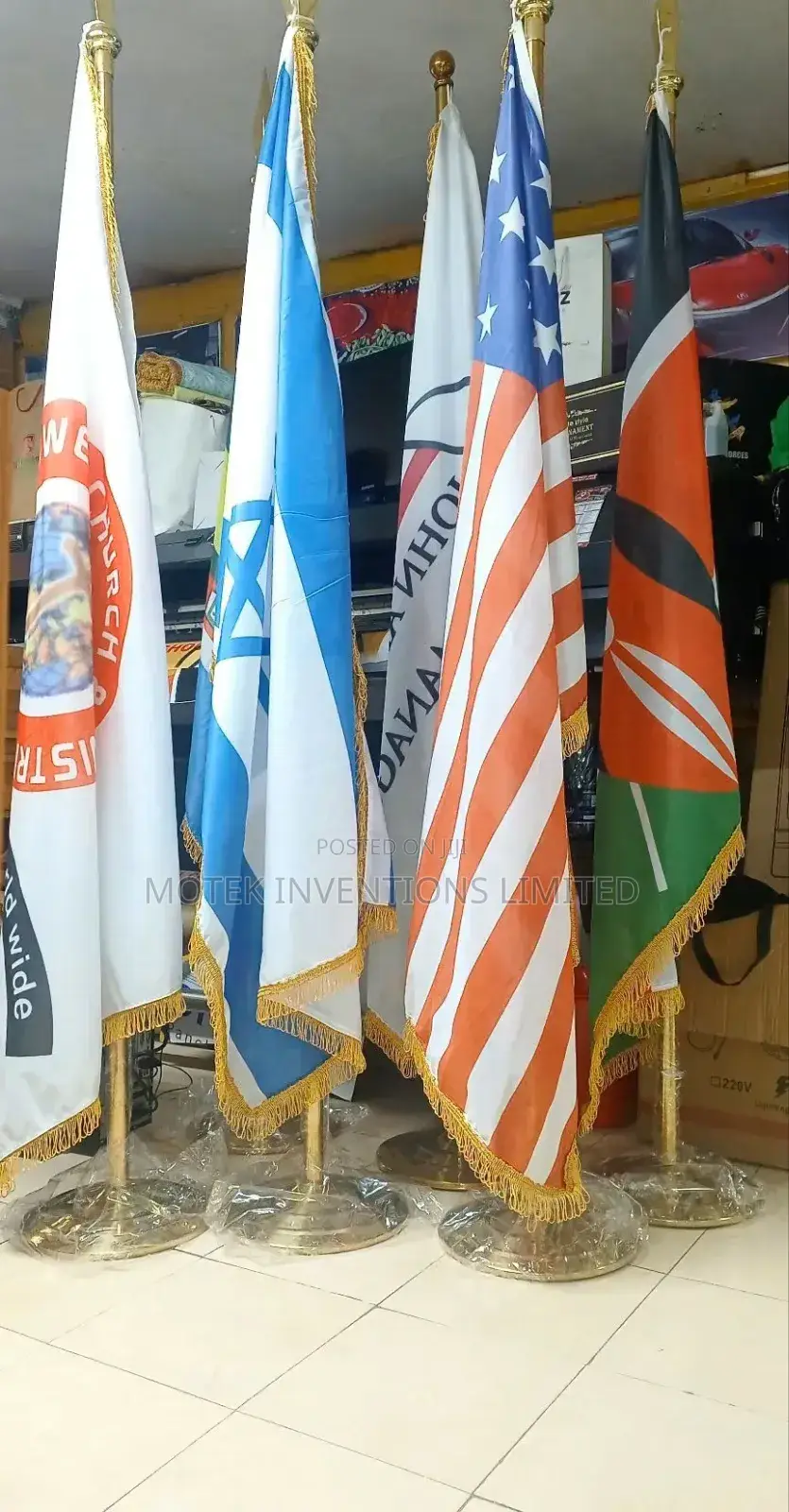 Flags and Flag Poles on Offer