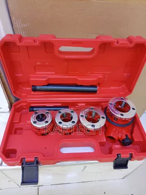 Rachet Die Stock / Pipe Threader Kit 1/2", 3/4", 1", 1-1/4"
