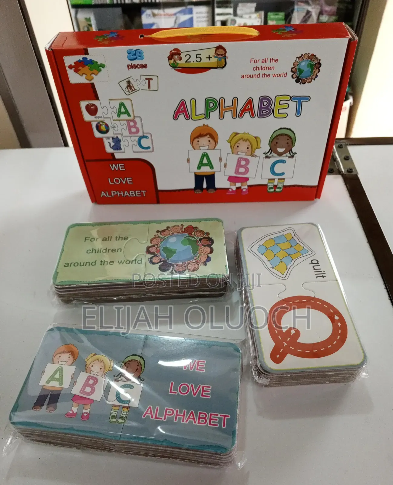 Alphabet and Numbers Puzzle