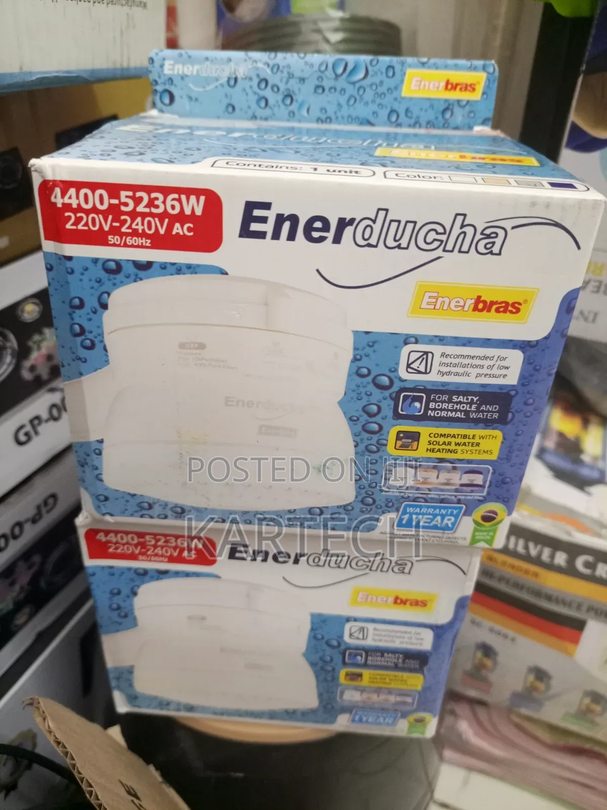 Enerbras Enerducha 3t Instant Shower Water Heater