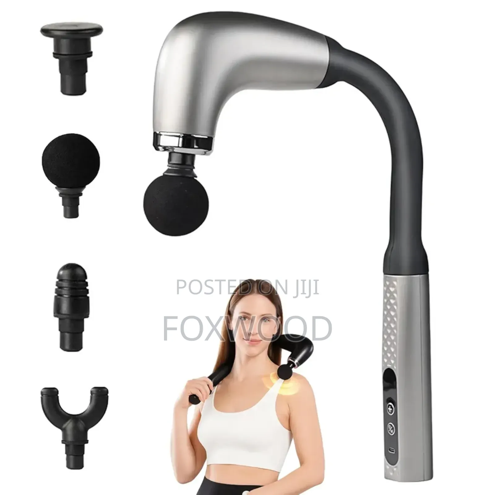 Fascial Gun Massager Handle And Elbow 3 Modes And 6 Gears