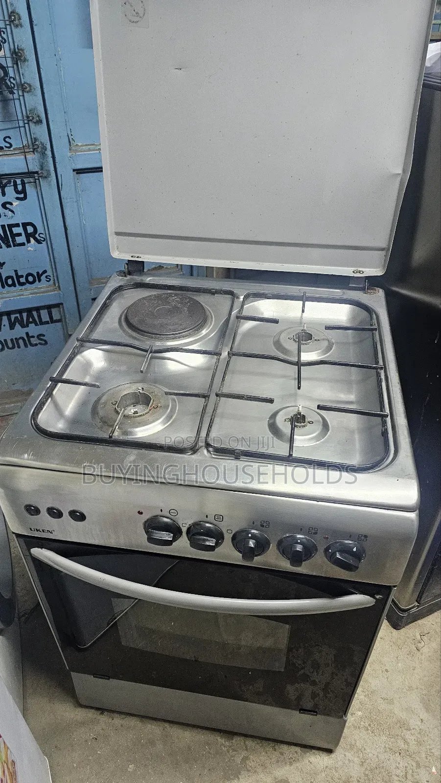 Uken 60x60 Stainless Steel 3+1