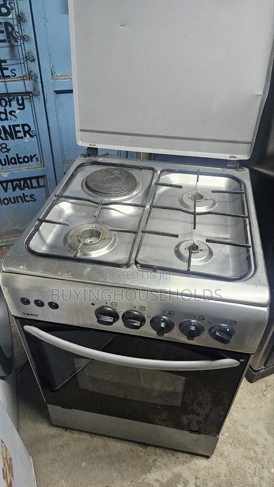 Uken 60x60 Stainless Steel 3+1