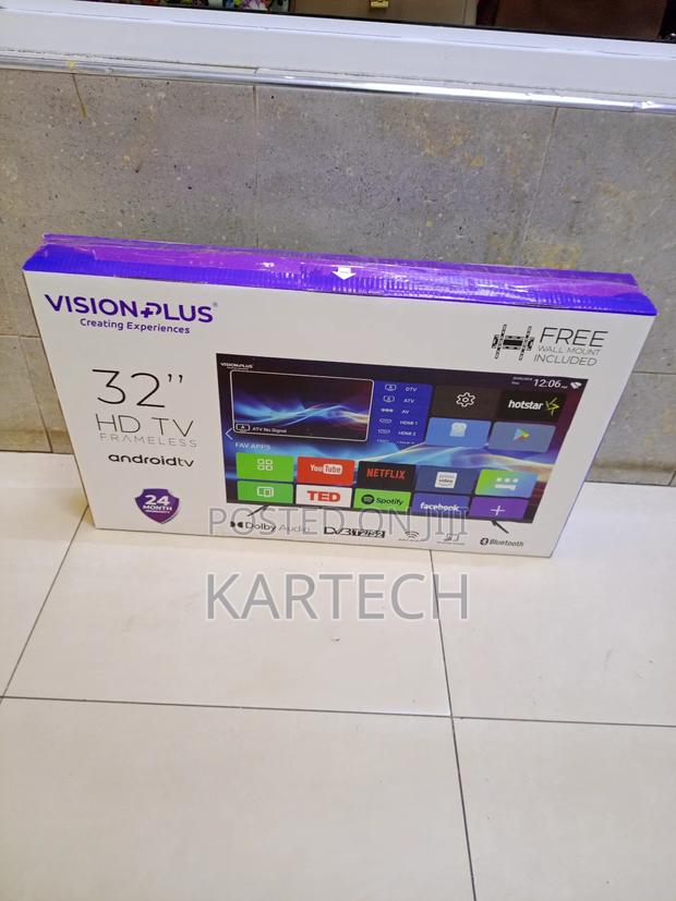 Vision Plus 32 Inch Smart Android Tv Free Wall Mount - thumbnail 3