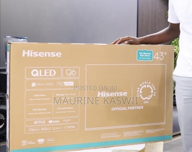 Hisense 43” Qled 6 (2025) Frameless - main view