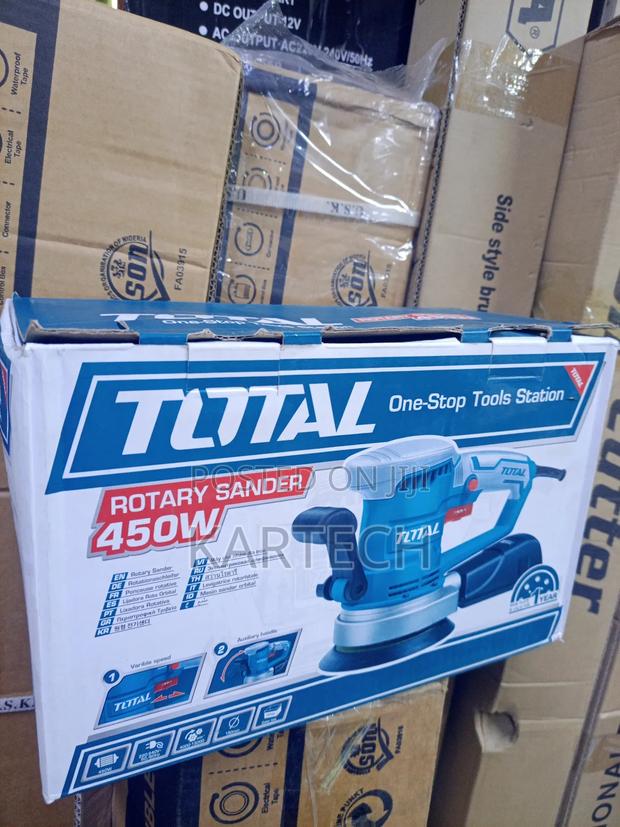 Total Tf Corded Rotary Sander 450w