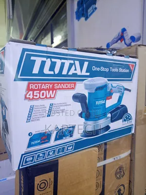 Total 450w 150mm Rotary Sander With Variable Speed Control