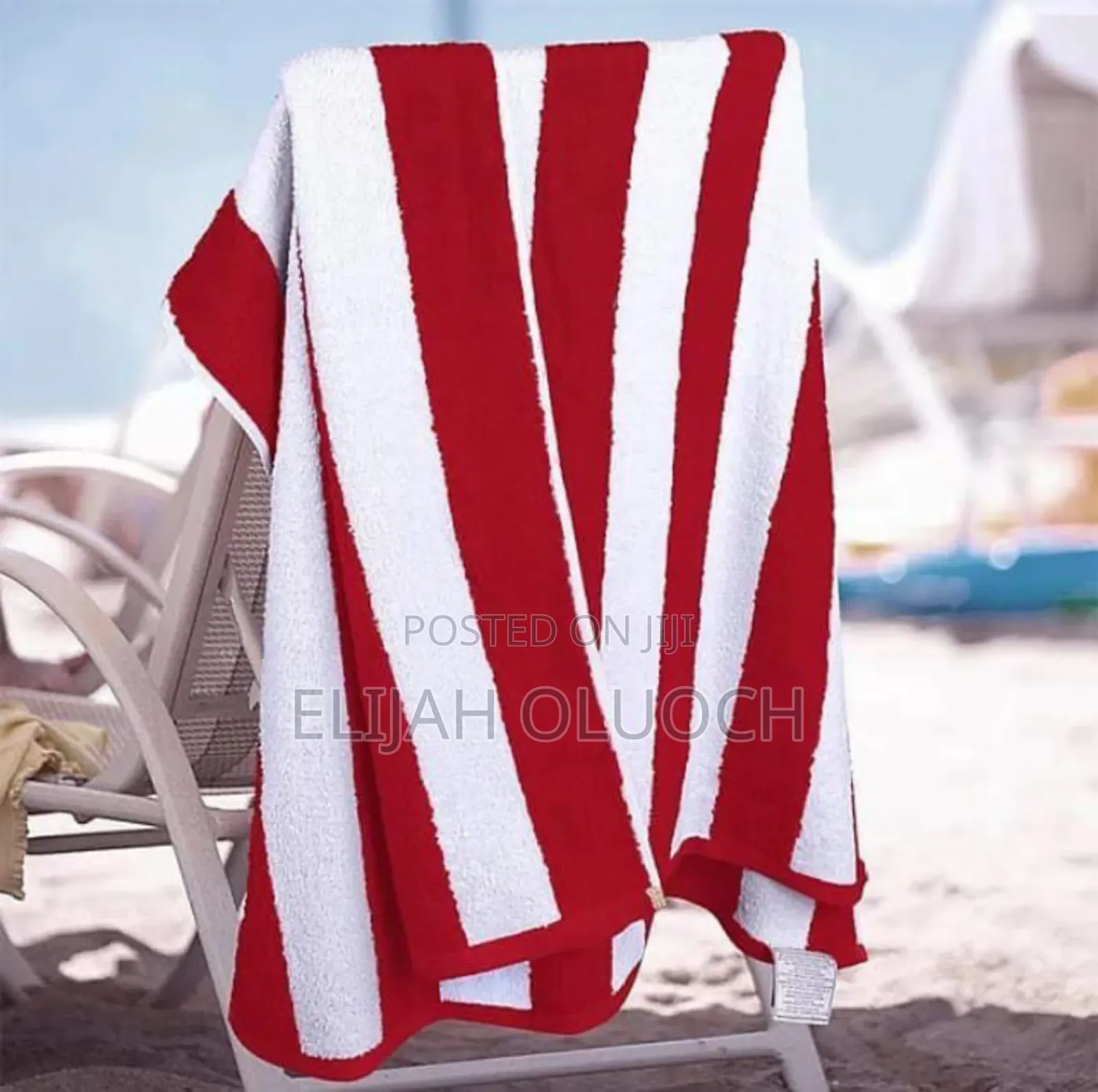 Cotton Coloured Stripped Sizes 75 By 150 Cm  Beach Towels