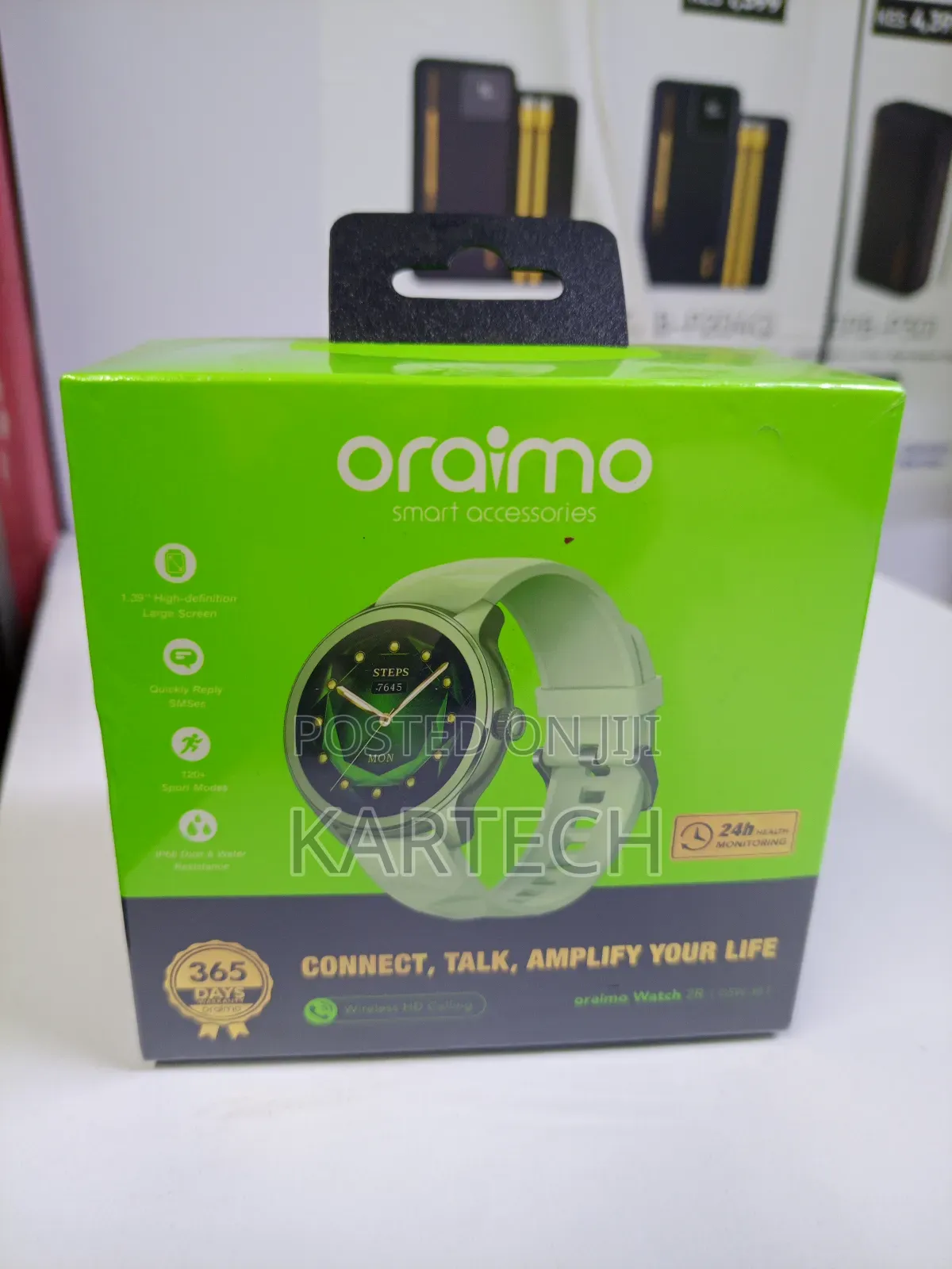 Oraimo Watch 2r Osw-30 1.39" Ip68 Hd Olive Smart Watch
