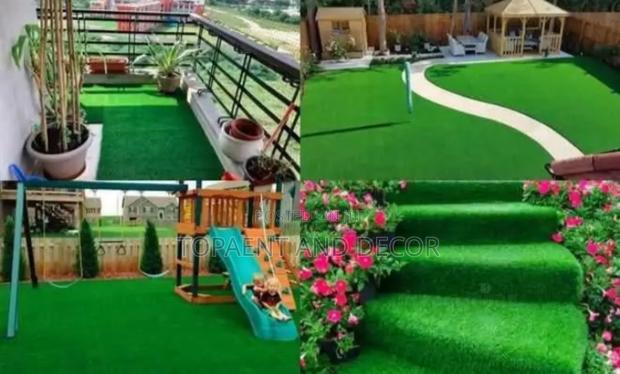 Weatherproof Artificial Grass Carpet Low Maintenance Lawn