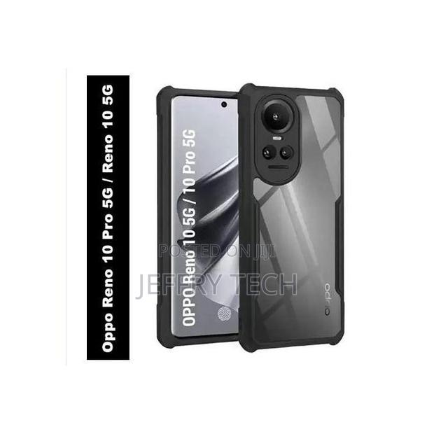 Transparent Acrylic + Tpu Buffer Case Cover for Oppo Reno 10
