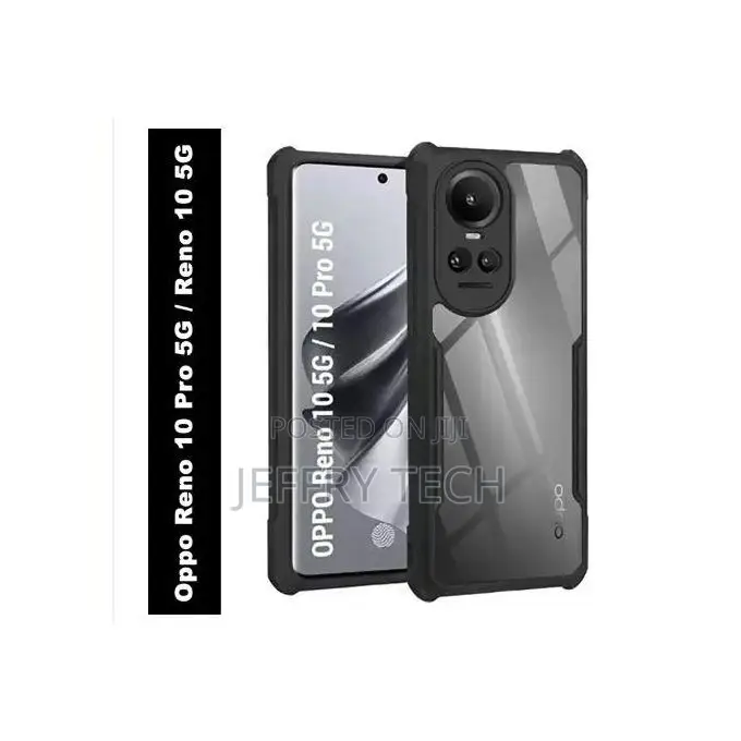 Transparent Acrylic + Tpu Buffer Case Cover for Oppo Reno 10