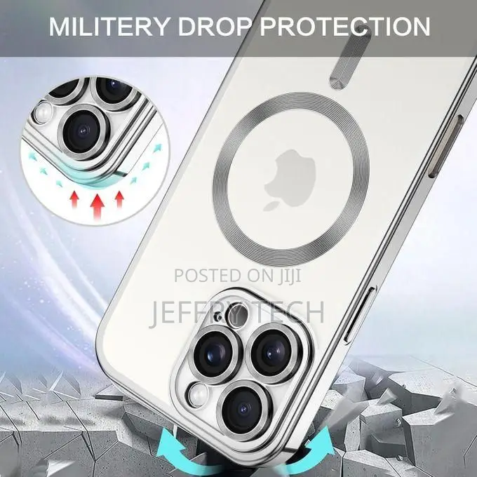 6 Pro Max Magsafe Case With Camera Lens Protector – Full Pro