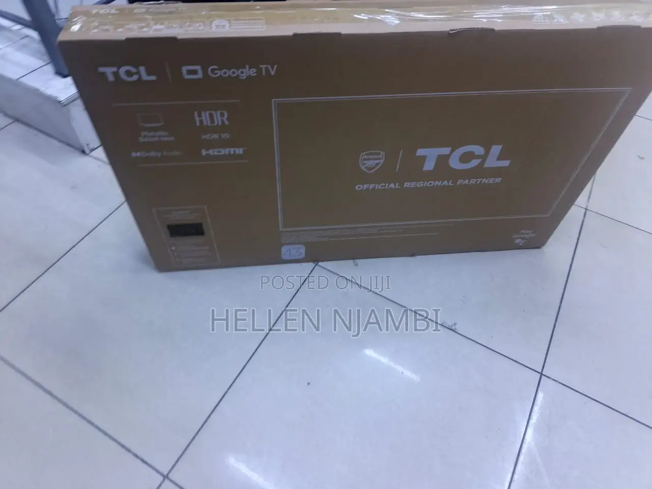 43" TCL Qled Smart Android Google Tv
