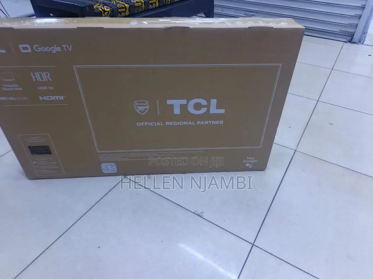 Hd-43s5k TCL Qled Smart Android Google Tv (43inches)