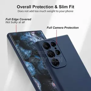 Samsung Galaxy S21 Ultra Case Liquid Silicone, Gel Rubber
