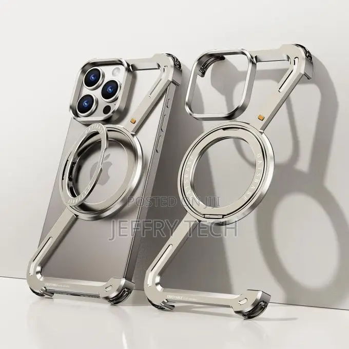 Titanium Frame Case for iPhone 15 Pro Max – Lightweight