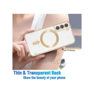 Magnetic Clear Phone Case Cover for Samsung Galaxy S21 Fe