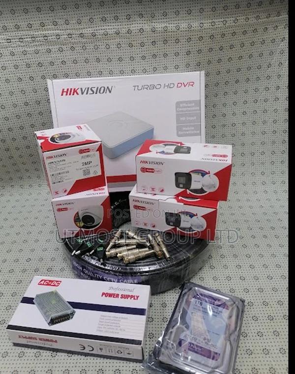 Hikvision Smart Hybrid CCTV Camera 4 Channel Full Kit - main view