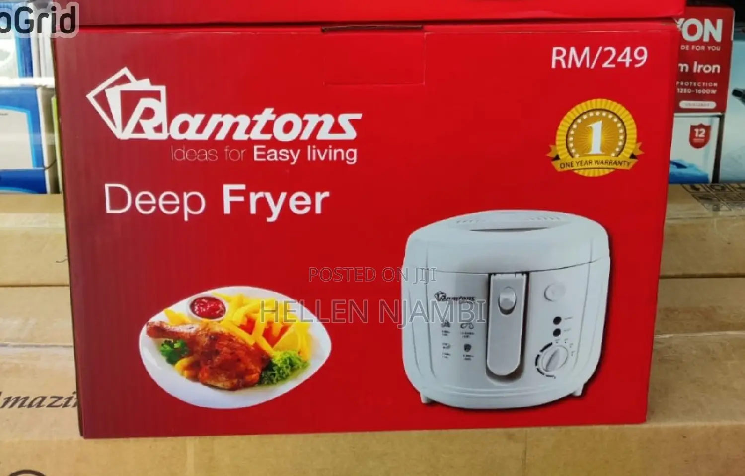 Ramtons Rm/249 Deep Fryer-White