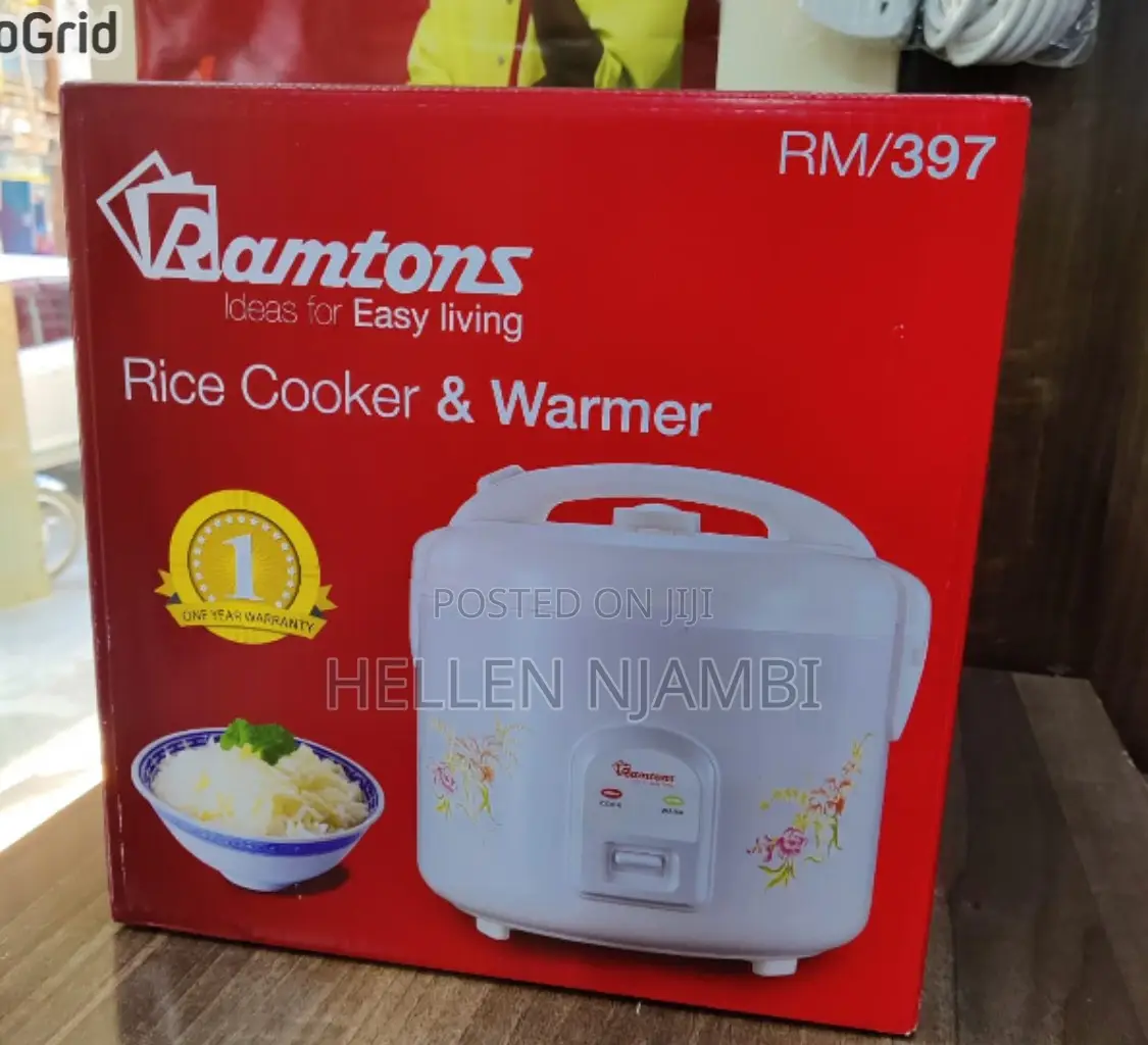Ramtons Rm/397 Rice Cooker +Steamer (1.8l)