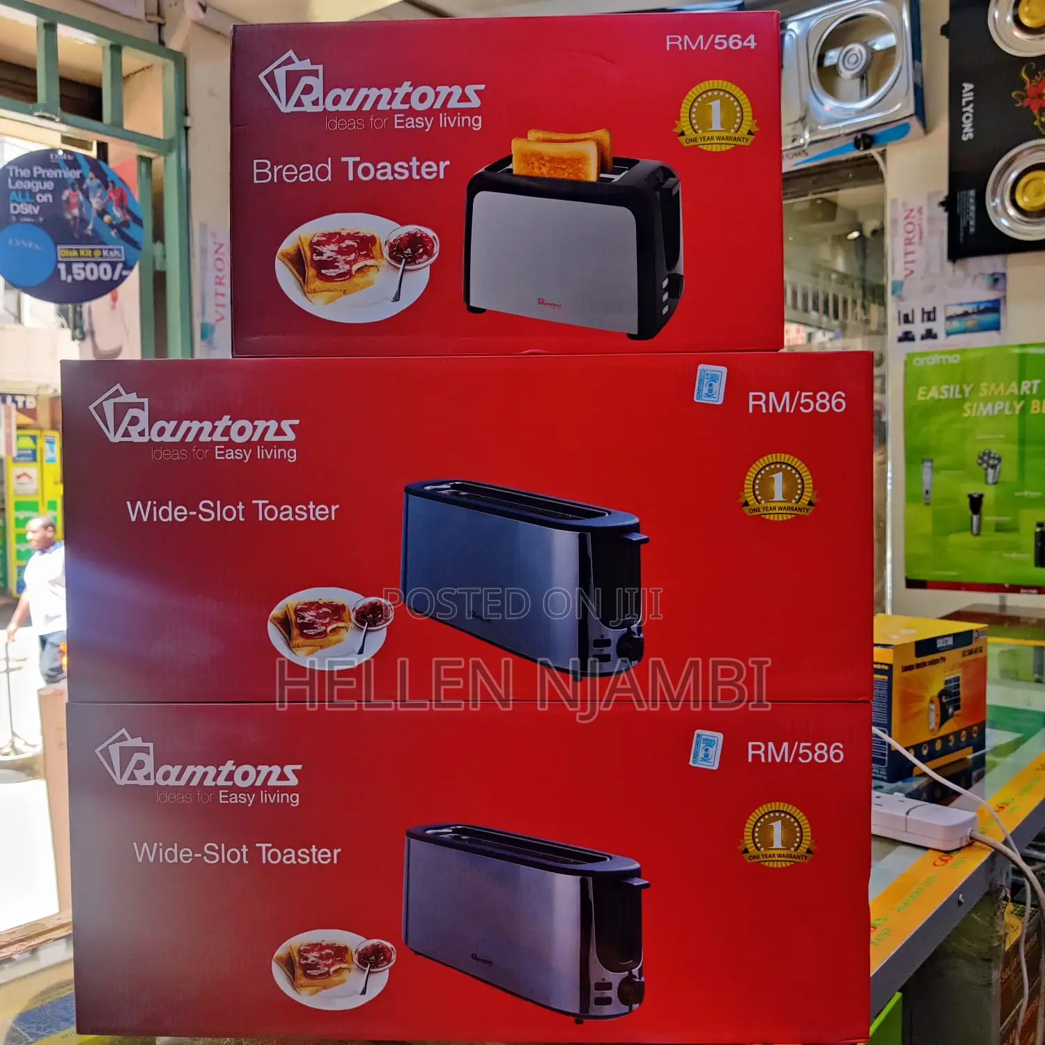 Ramtons Bread Toaster Rm 564