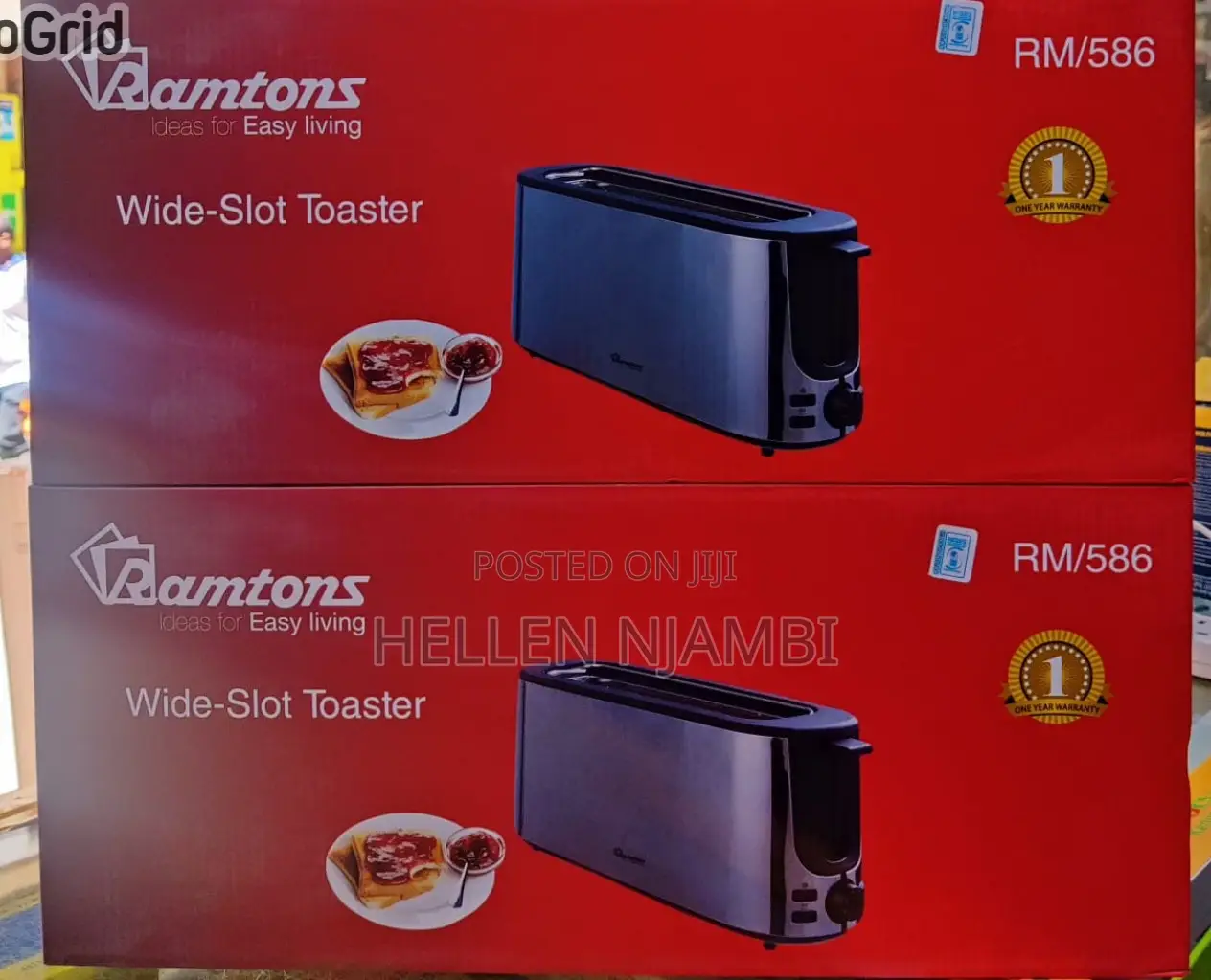 Ramtons Rm/564 2-Slice Bread Toaster