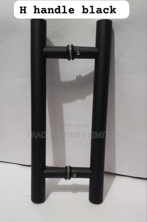12 Inches H-Handle Black