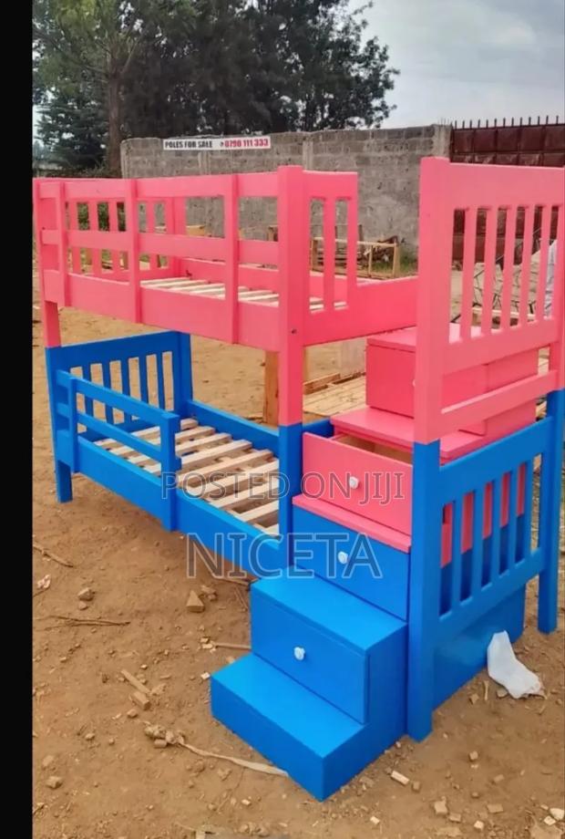 Double Decker 3by6 Blue and Pink - main view