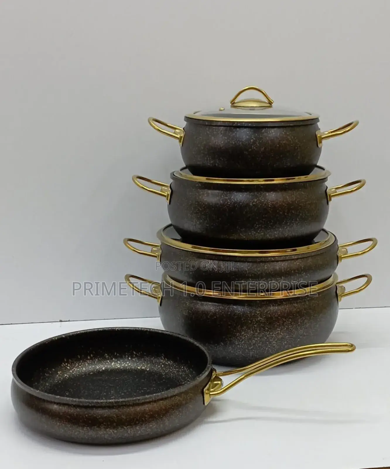 10pcs Ambery Granite Cookware