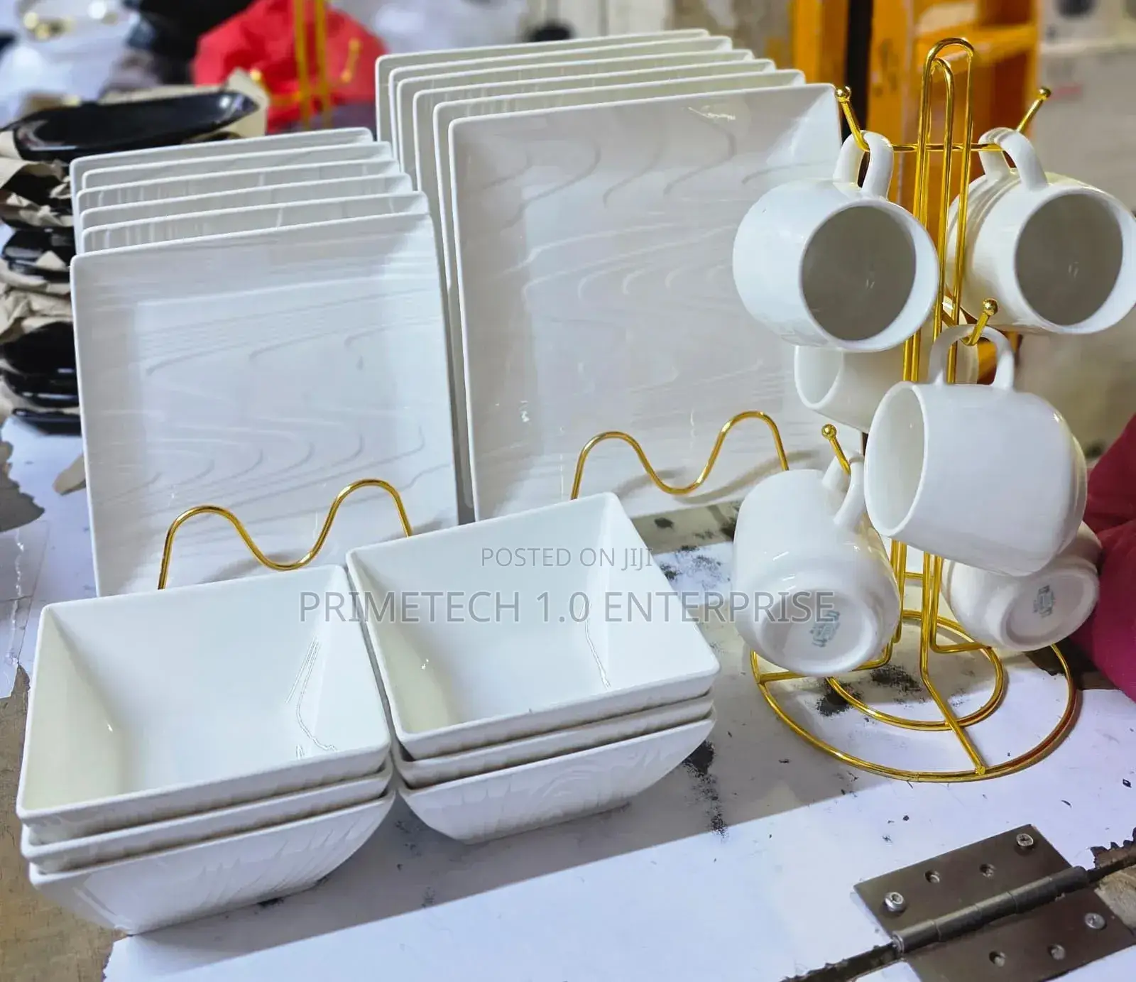 24pcs Executive Square Dinner Set
