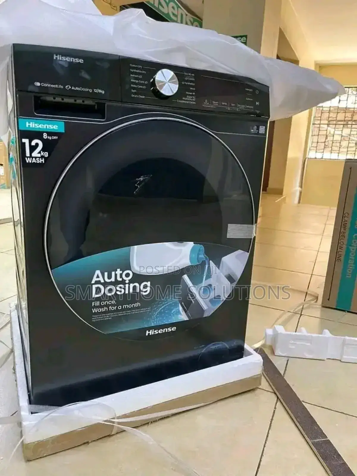 Hisense 12kg Washer and Dryer Machine 2 Year Warranty