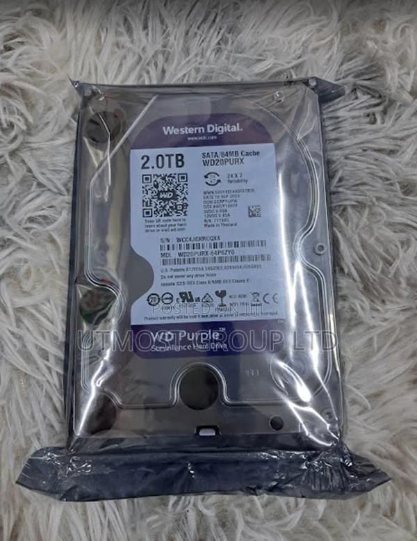 2tb Wd Purple Drive – Built for Security Systems - main view