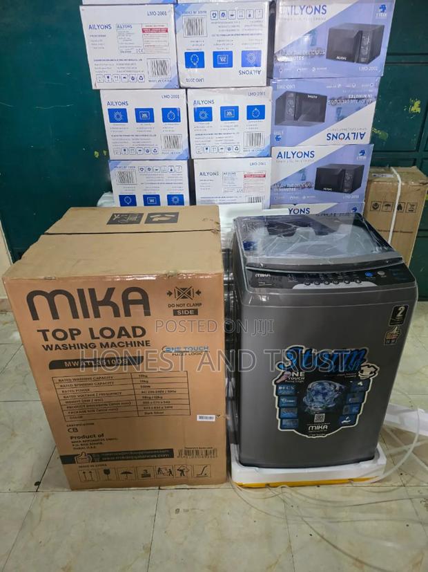 Mika 10kg Fully Automatic Top Load Washing Machine - main view