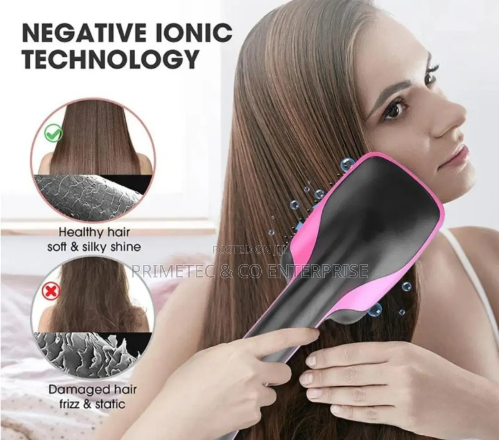 Electric Hair Straightener, Hair Dryer Brush.