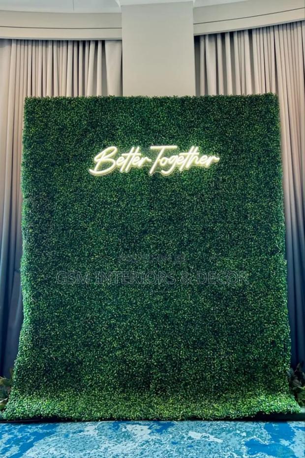 Artificial Green Wall Hedges for Events Decor