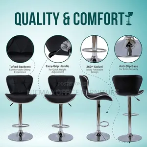 Weseat Nubuck Adjustable Swivel Bar Stools