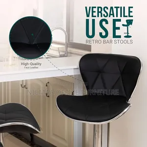 Weseat Nubuck Adjustable Swivel Bar Stools