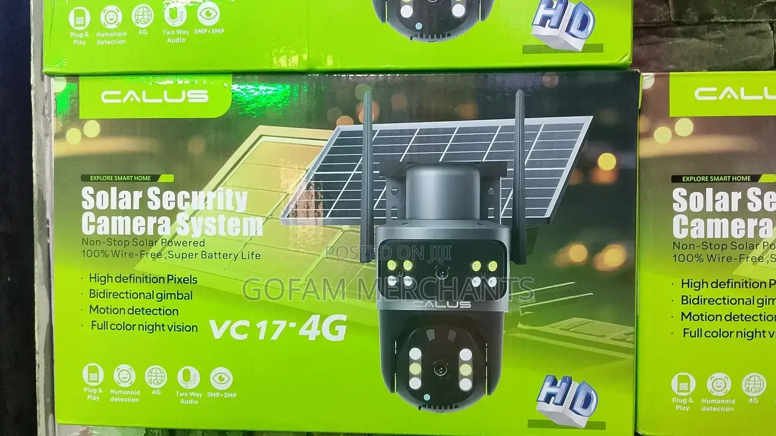 Calus Solar Powered Camera