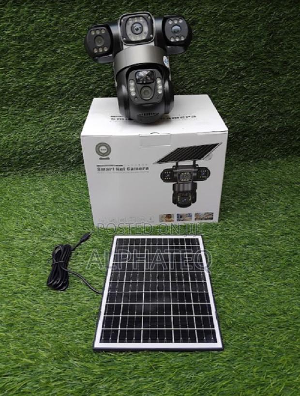 CCTV Camera Triple Lens Outdoor Wireles 4g Solar CCTV Camera - main view