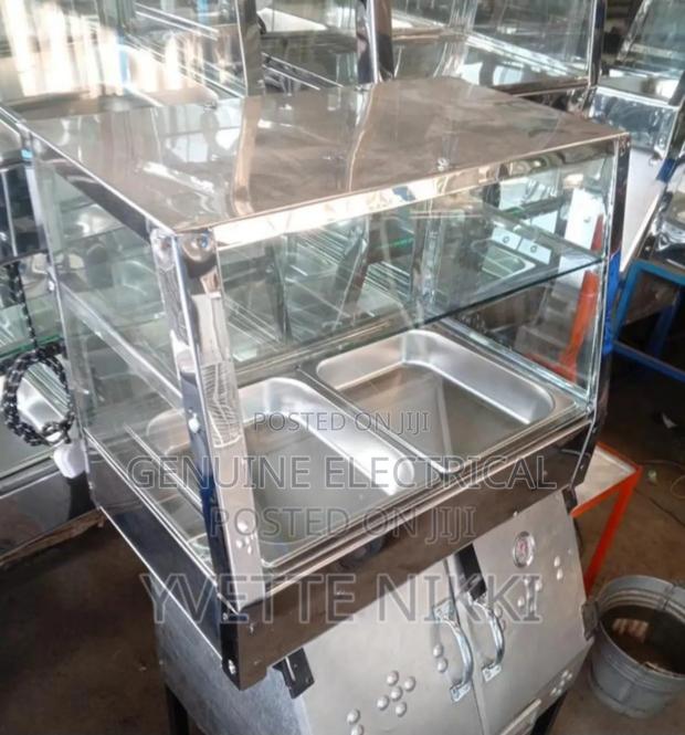 Chip's Warmer/Chip's Food Display Warmer With Basins