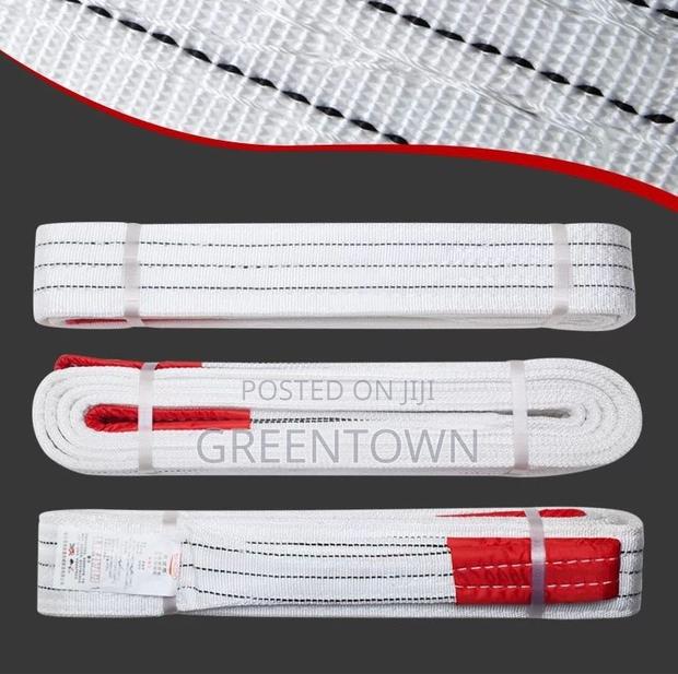 3 Ton Heavy Duty Lifting Sling Strap – 8m Polyester Webbing - thumbnail 6