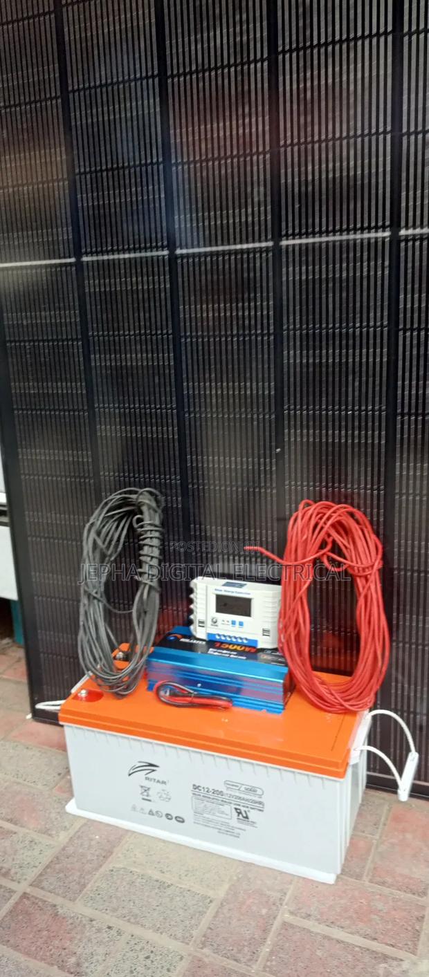 580watts Solar Kit +Ritar 200ah Battery - main view