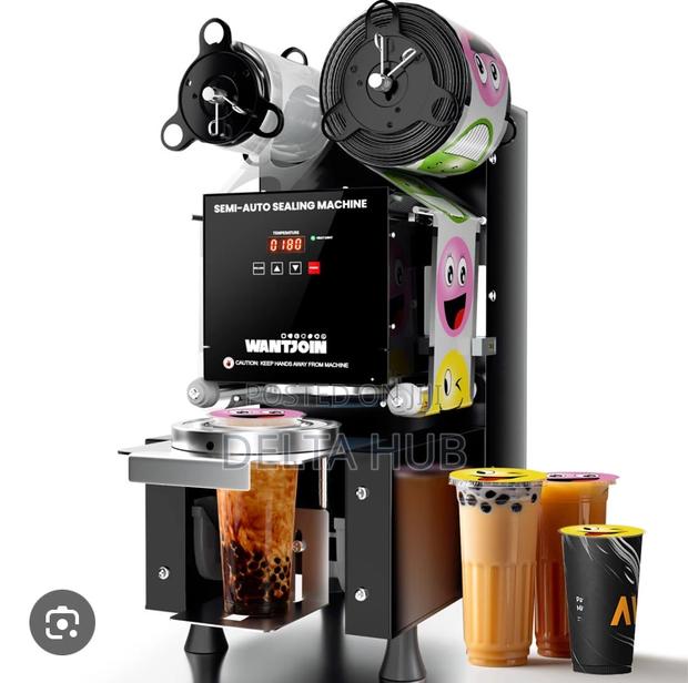 Tabletop Automatic Cup Sealer – 600 Cups/Hour (Plug Play) - main view