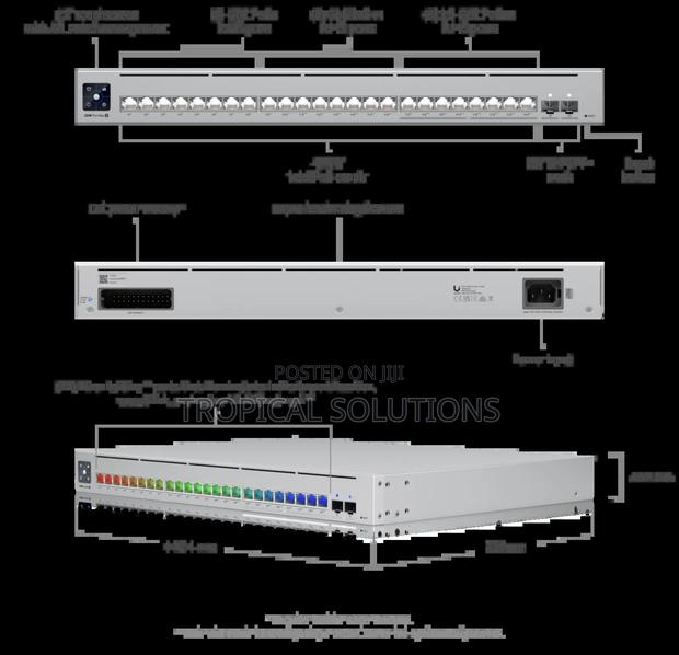 Usw-Pro-Max-24-Poe Ubiquiti 24 Port Pro Max Switch - thumbnail 3