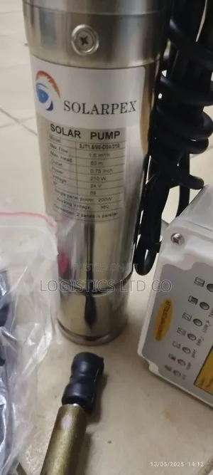 Solarpex 80m Head 210w 36v Solar Submersible Pump/Control Bx