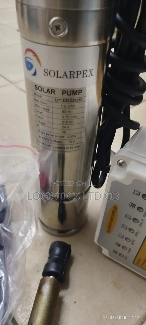 Solarpex 80m Head 210w 36v Solar Submersible Pump/Control Bx - thumbnail 2