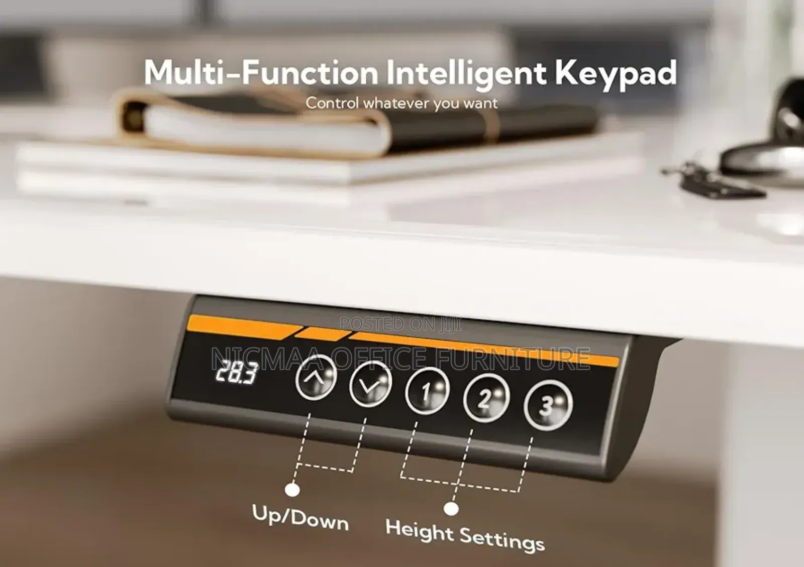 Office Tables: Electric Height Adjustable Standing Desk