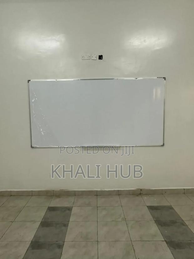 Basic Magnetic School Whiteboard With Pen Tray - main view