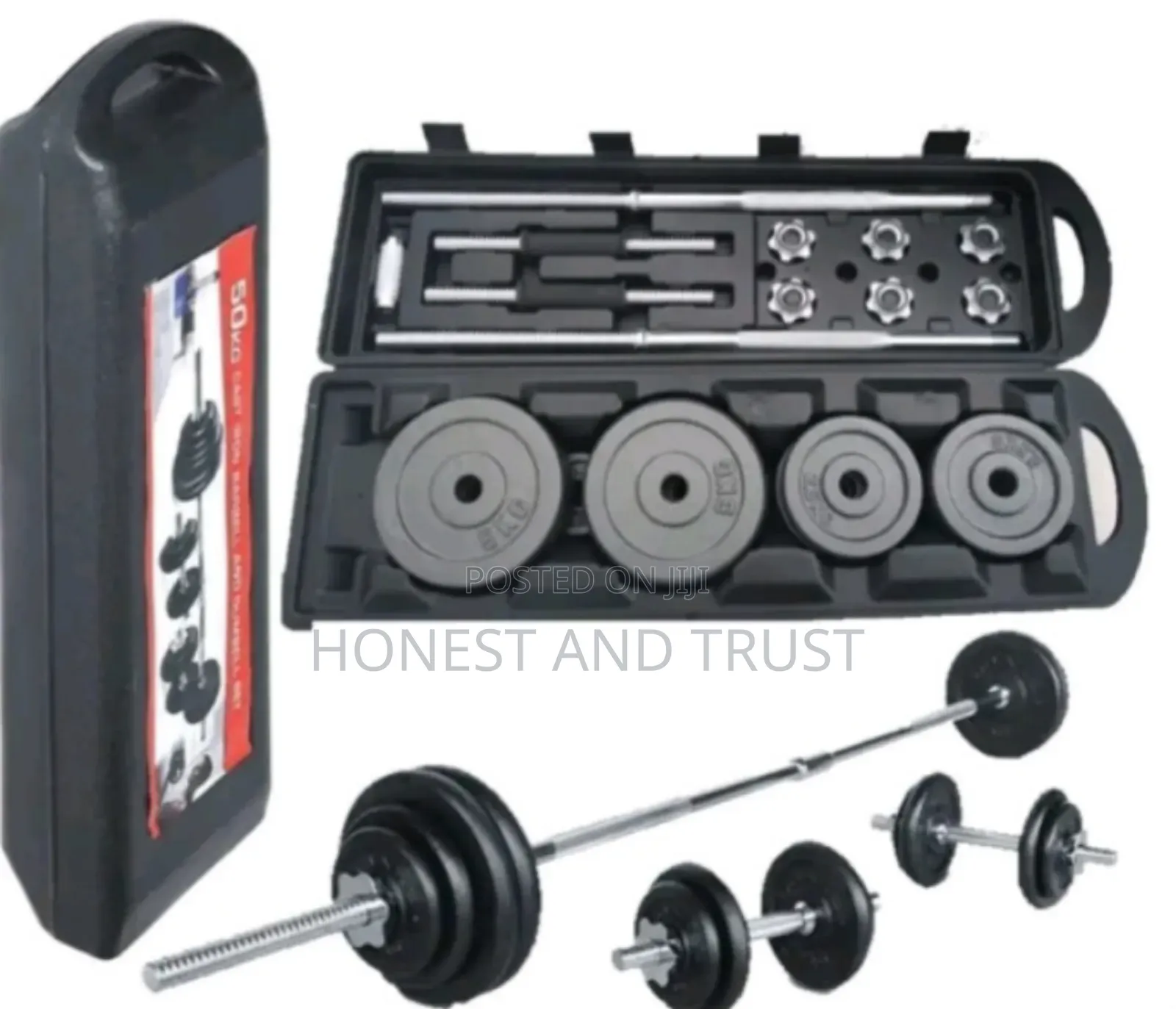 Dumbbells 50kg 6in1